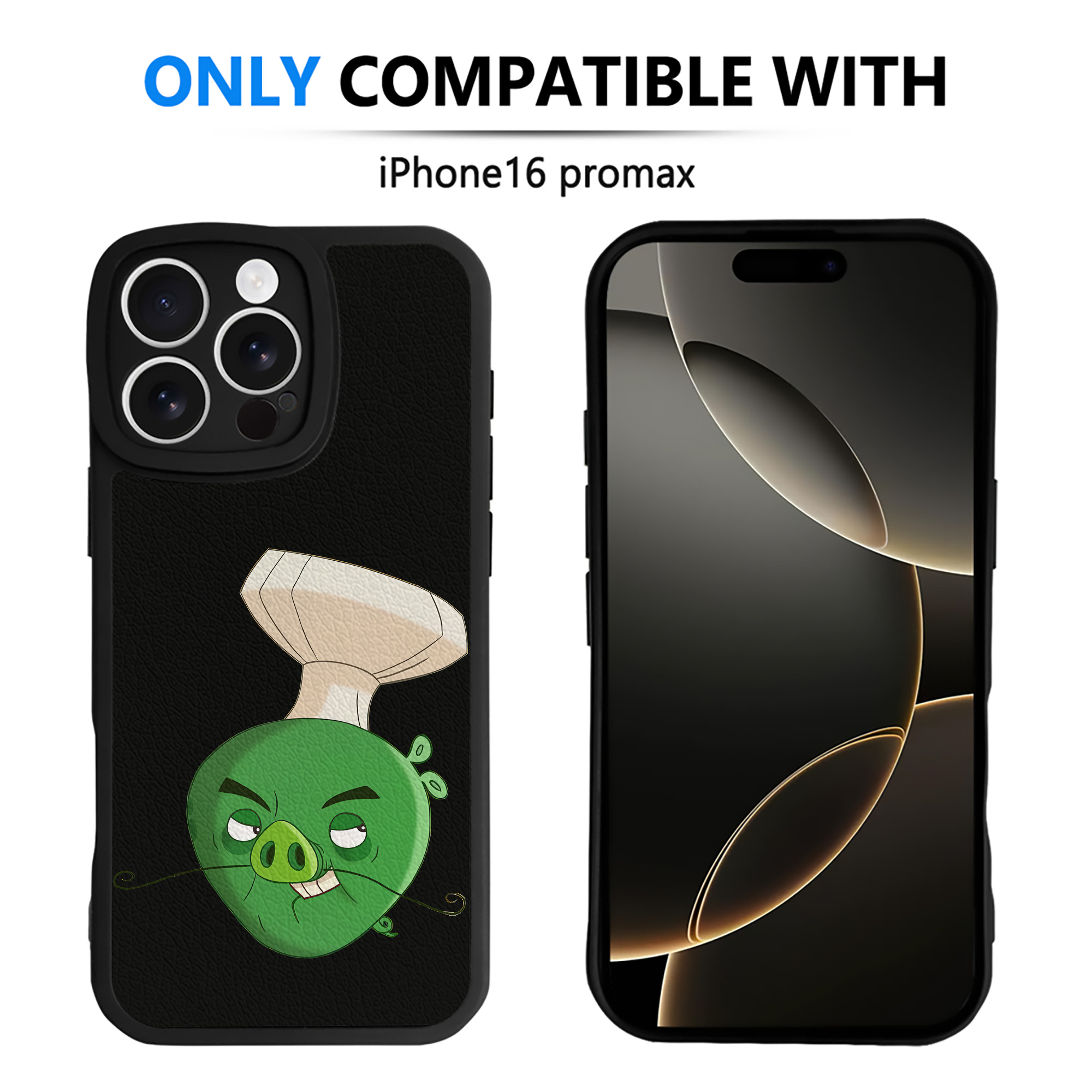 （画像用） Angry Birds アングリーバード 【iPhone 16シリーズ対応】シリコンスマホケース（レザー調） 材質：シリコン